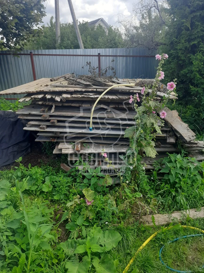 Вывоз разобранного забора в деревне Полупирогово