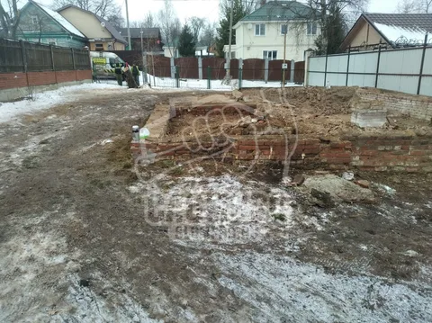 Вид фундамента дома после его демонтажа