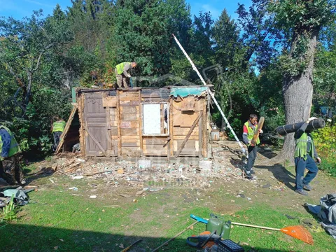 Демонтаж садового домика в Сергиевом Посаде в СНТ Дружба