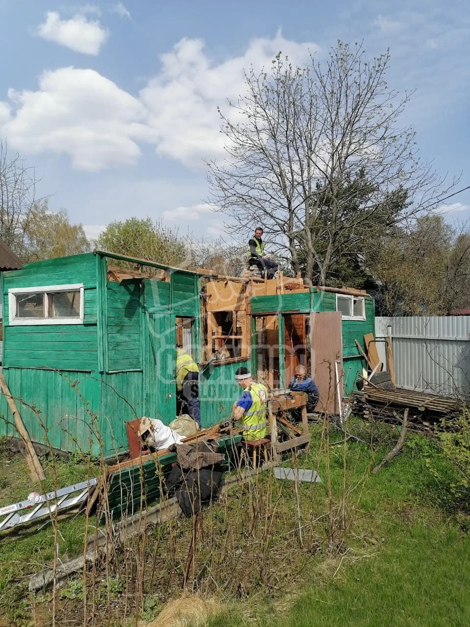 Калькулятор стоимости демонтажа деревянного дома